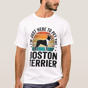Boston Terrier Vintage Pet Lover T-Shirt Design_1