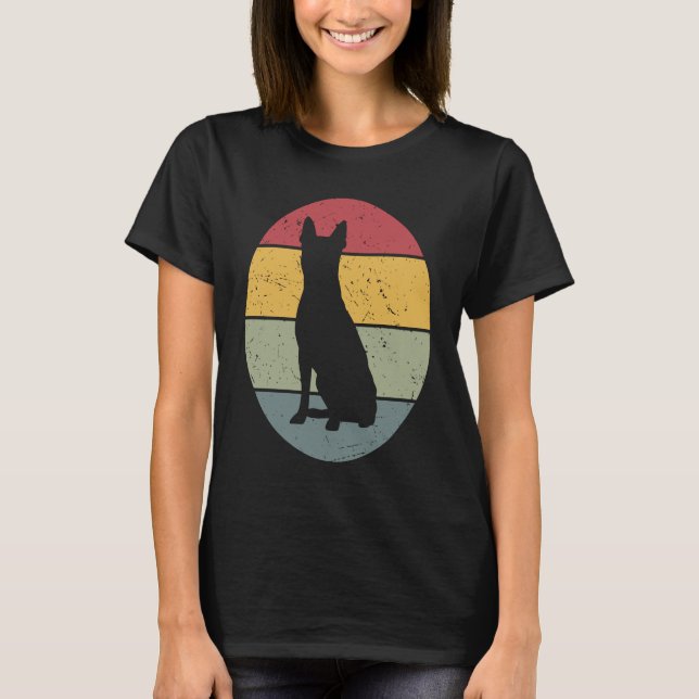 Boston Terrier Vintage T Shirt (Framsida)