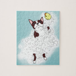 Boston Terrierbad Pussel