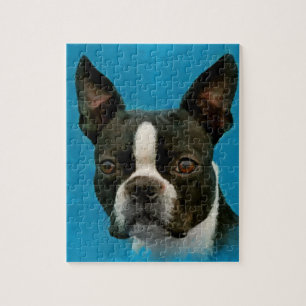 Boston Terrierhund Pussel