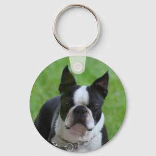 Boston Terrierkeychain Nyckelring