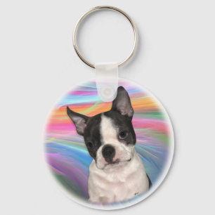 Boston Terrierkeychain Nyckelring