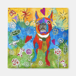 Boston Terriermagnet 2", Magnet