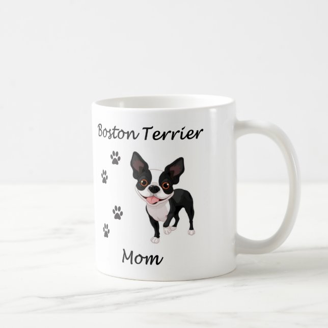 Boston Terriermamma Kaffemugg (Höger)