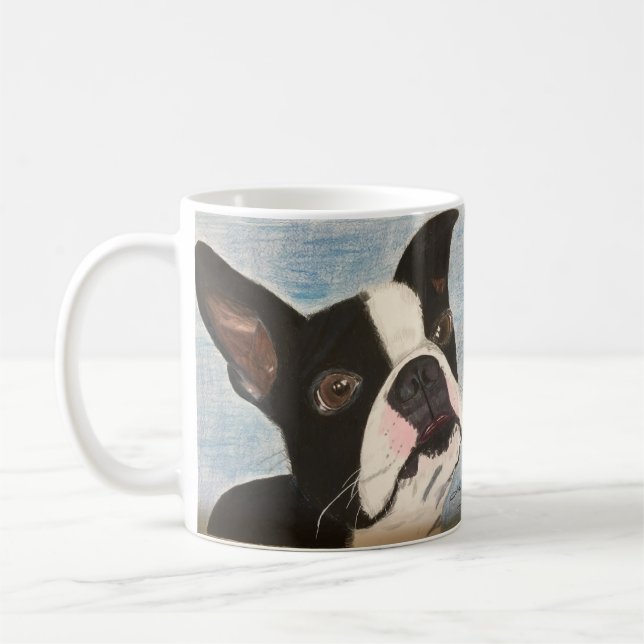 Boston Terriermugg Kaffemugg (Vänster)