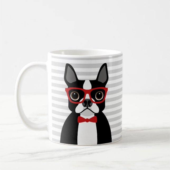 Boston Terriermuggar Kaffemugg (Vänster)
