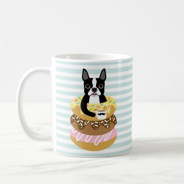 Boston Terriermuggar Kaffemugg (Vänster)
