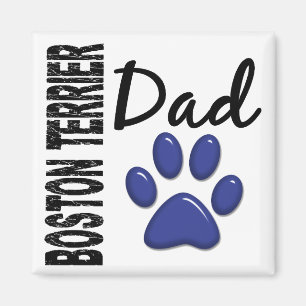 Boston Terrierpappa 2 Magnet