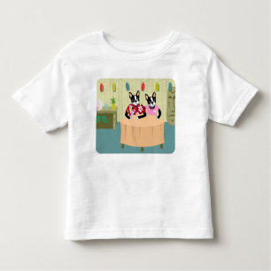 Boston Terrierpojke & flicka T-shirt
