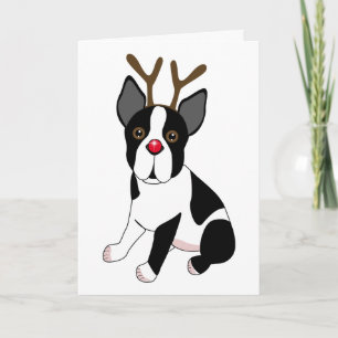 Boston Terrierren Helgkort