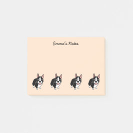 Boston Terriers Anpassningsbar Post-it® Notes 4" x Post-it Block
