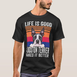 Boston Terriers gör din livs Bra Vintage T Shirt