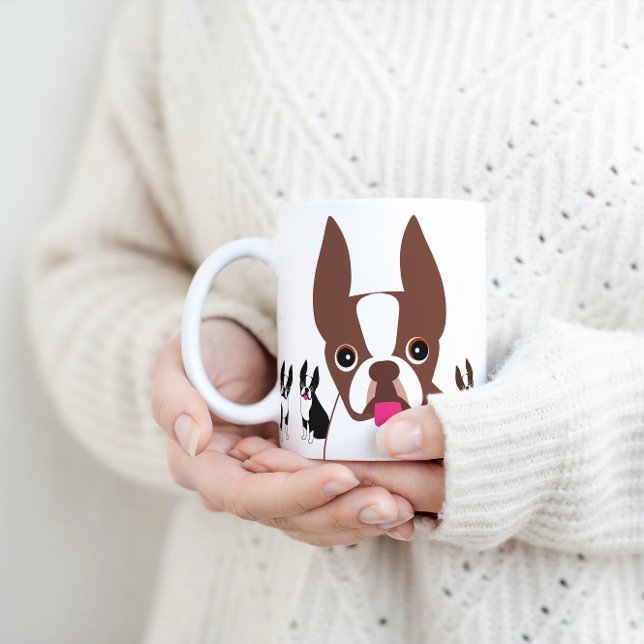 Boston Terriers Kaffemugg (Skapare uppladdad)