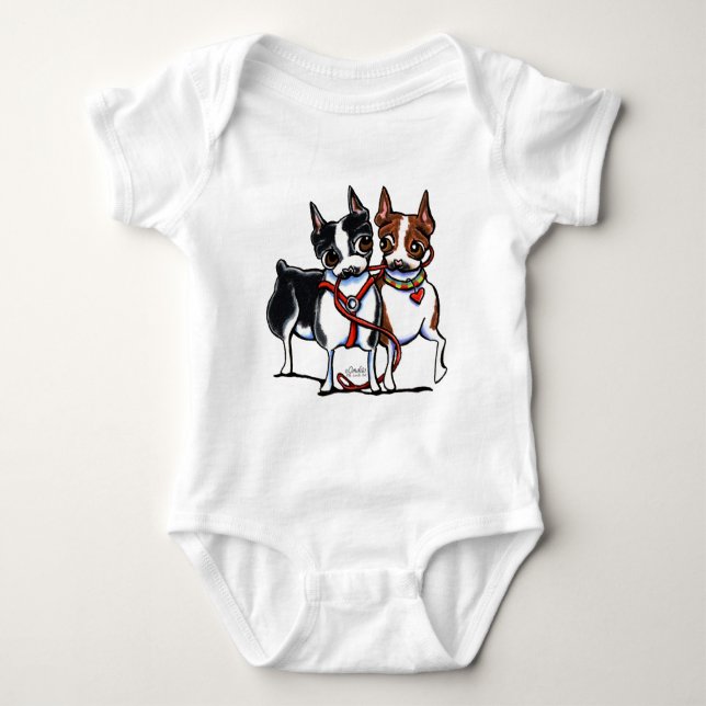 Boston Terriers Leaschade Tröja (Framsida)