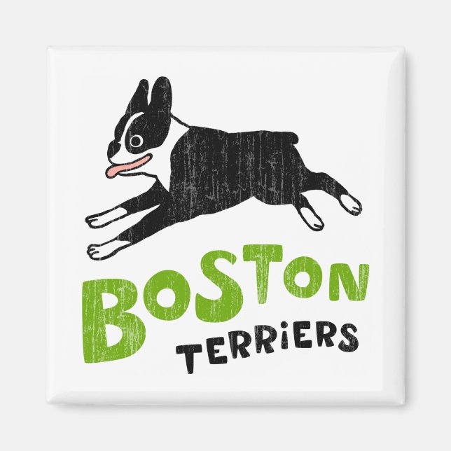 Boston Terriers Magnet (Framsidan)