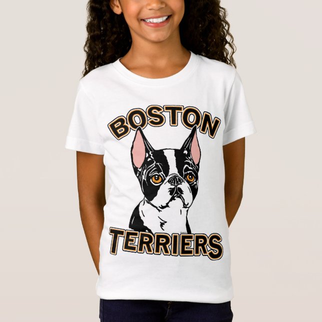 Boston Terriers Mascot T-shirt (Framsida)