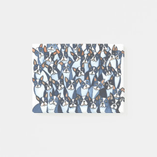 Boston Terriers Post-it Block