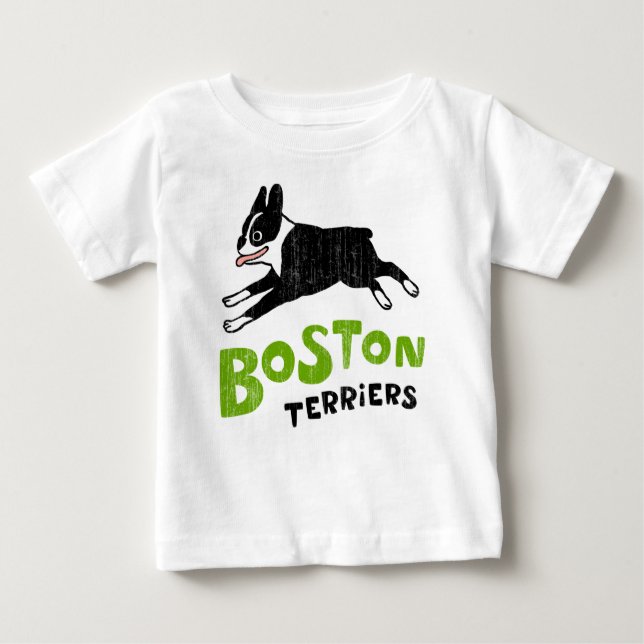 Boston Terriers T-shirt (Framsida)