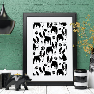Boston Terriers Tass Party Poster