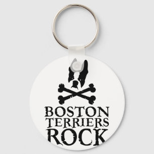 Boston Terrierssten Nyckelring