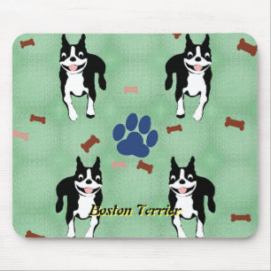Boston Terriertecknad Musmatta