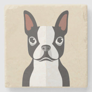 Boston Terrierunderlägg Underlägg Sten
