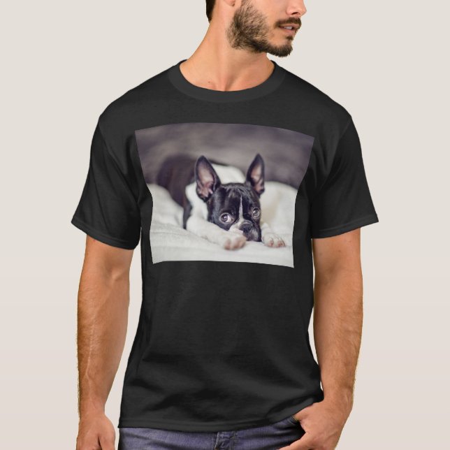 Boston Terriervalp Tee (Framsida)