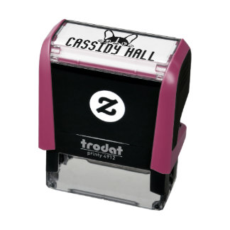 BOSTON TERRIOR KID FRIMÄRKE SJÄLVFÄRGANDE STÄMPEL