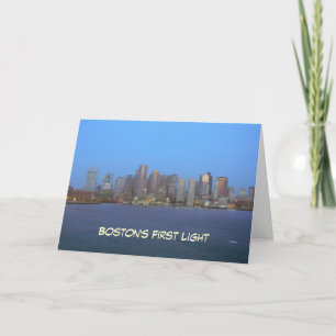 Boston tidigt--tomt kort