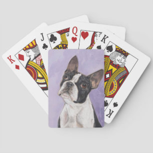 Boston tjurterrier casinokort