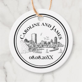 Boston Toile (årsjubileumsutgåva) Svart/Vit Gåvor Etiketter
