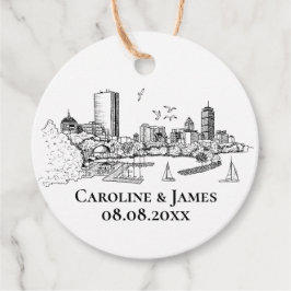Boston Toile (årsjubileumsutgåva) Svart/Vit Gåvor Etiketter