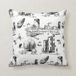 Boston Toile Dekorativ kudde