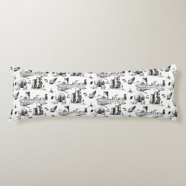 Boston Toile Kroppskudde (Framsidan)