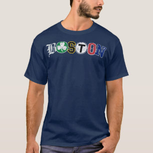 Boston townsport tshirt new england area fläkt t shirt