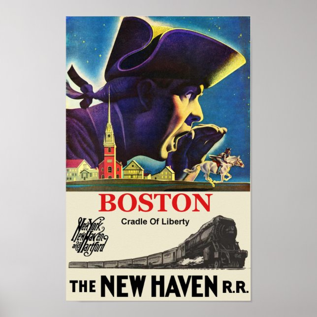 Boston Travel Poster (Framsidan)