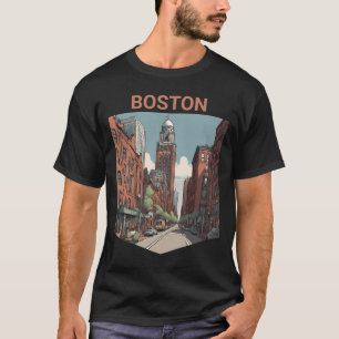 Boston Traveler A underbar Gift Idea T Shirt