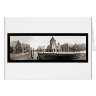 Boston Trinity Church Photo 1903 Hälsningskort