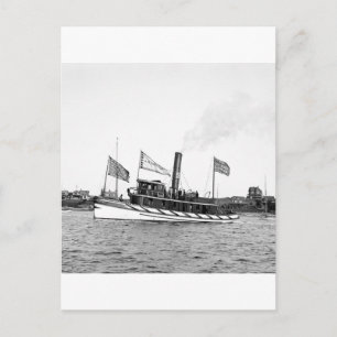 Boston Tugboat: 1800-talet Vykort