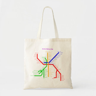 Boston tunnelbanan Bag Tygkasse