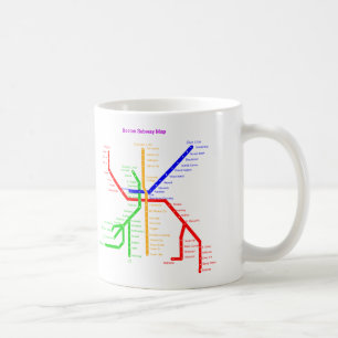 Boston tunnelbananmugg kaffemugg