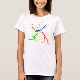 Boston tunnelbananskjorta t shirt