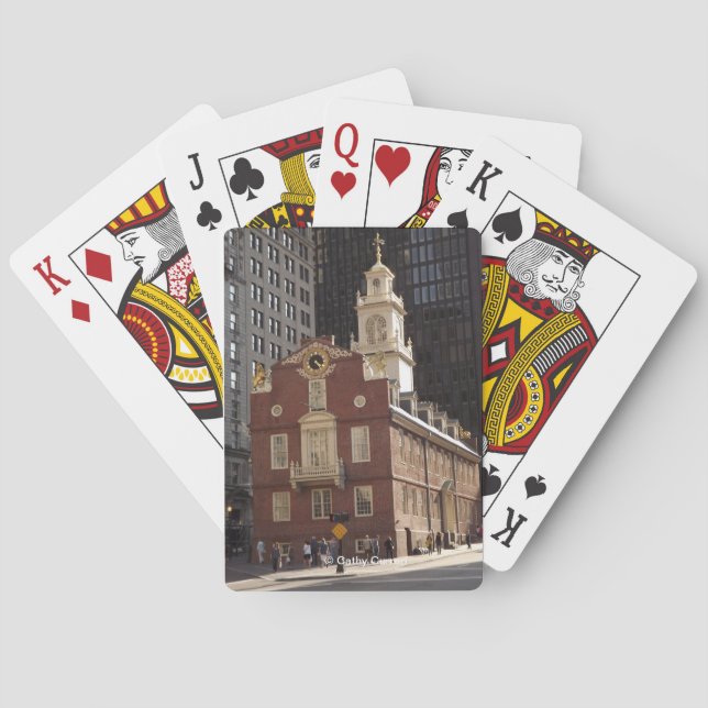 Boston-uppspelningskort Spel Kort (Baksidan)