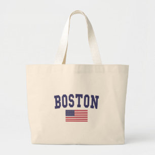 Boston US Flagga Jumbo Tygkasse