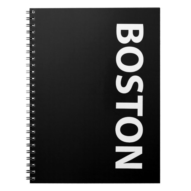 Boston USA Anteckningsbok (Framsidan)