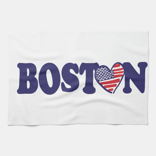Boston USA Kökshandduk (Horisontell)