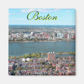 Boston, USA, kvadratmagnet Magnet