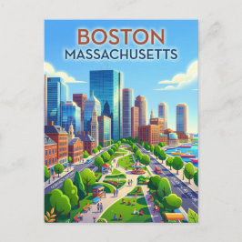 Boston USA Vykort
