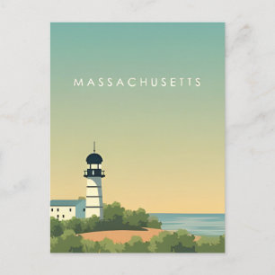 Boston välkommen till Massachusetts Vintage resor Vykort