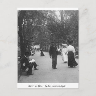 Boston vanligt, vintage Amerika 1906 Vykort